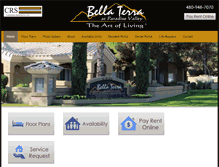 Tablet Screenshot of bellaterracrs.com